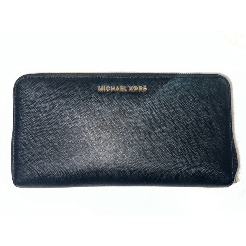 Michael Kors Large Jet Set Leather Wallet